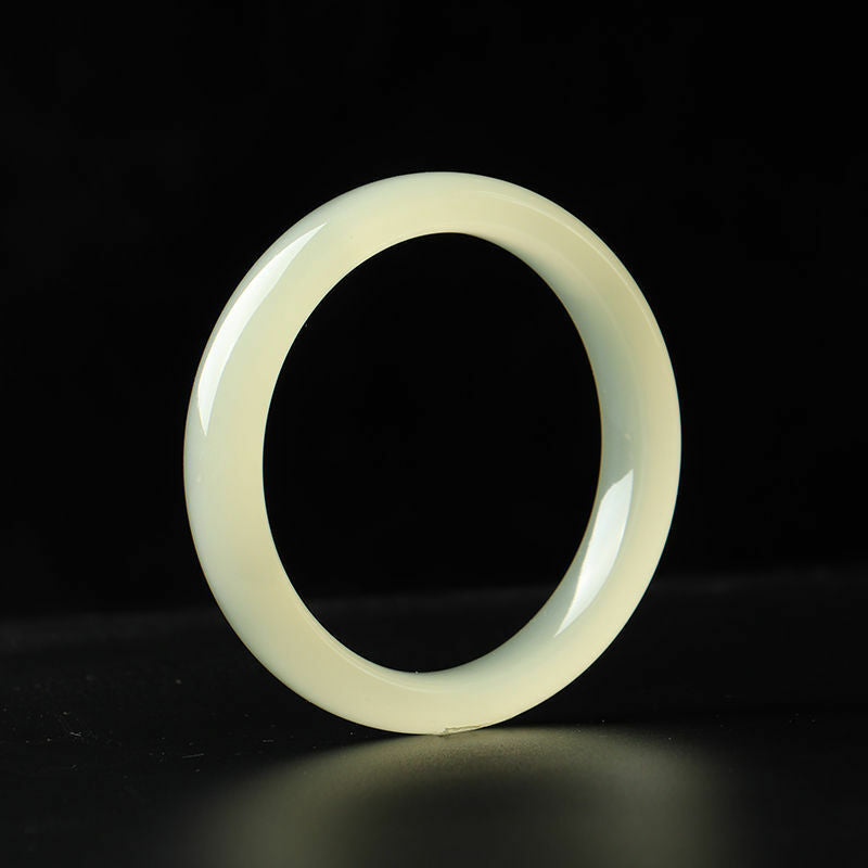 【玉鐲】冰種蠶絲玉鐲