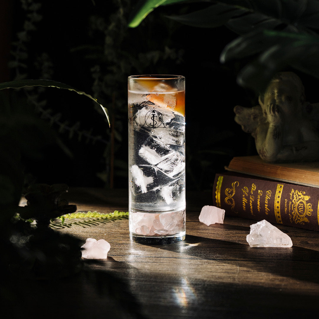【祈願能量水晶杯】桃花水杯-粉水晶轉運水杯