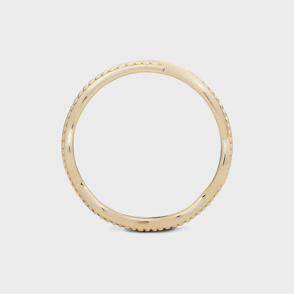 【輕奢】雲霓之舞-14K金+925純銀不規則戒指