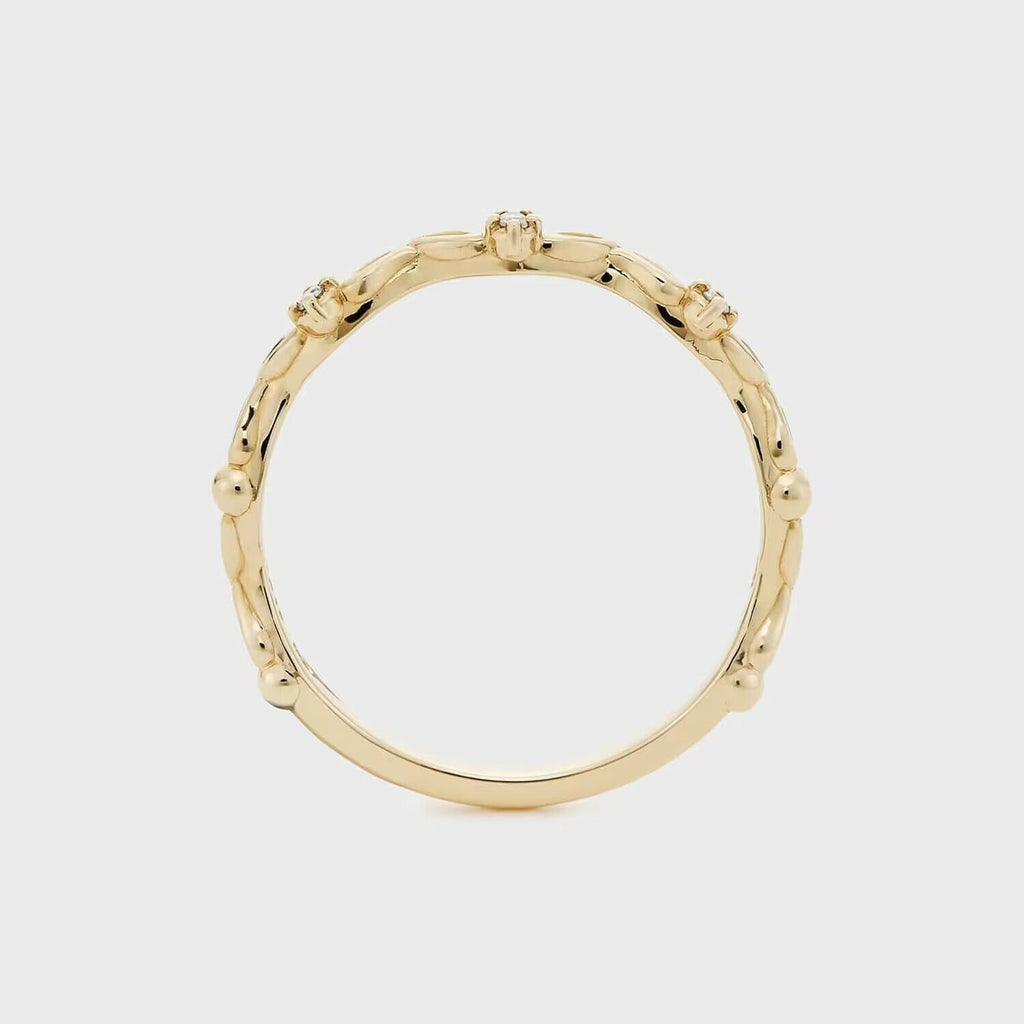 【輕奢】清晨露珠-S925純銀+14K金白鋯石戒指