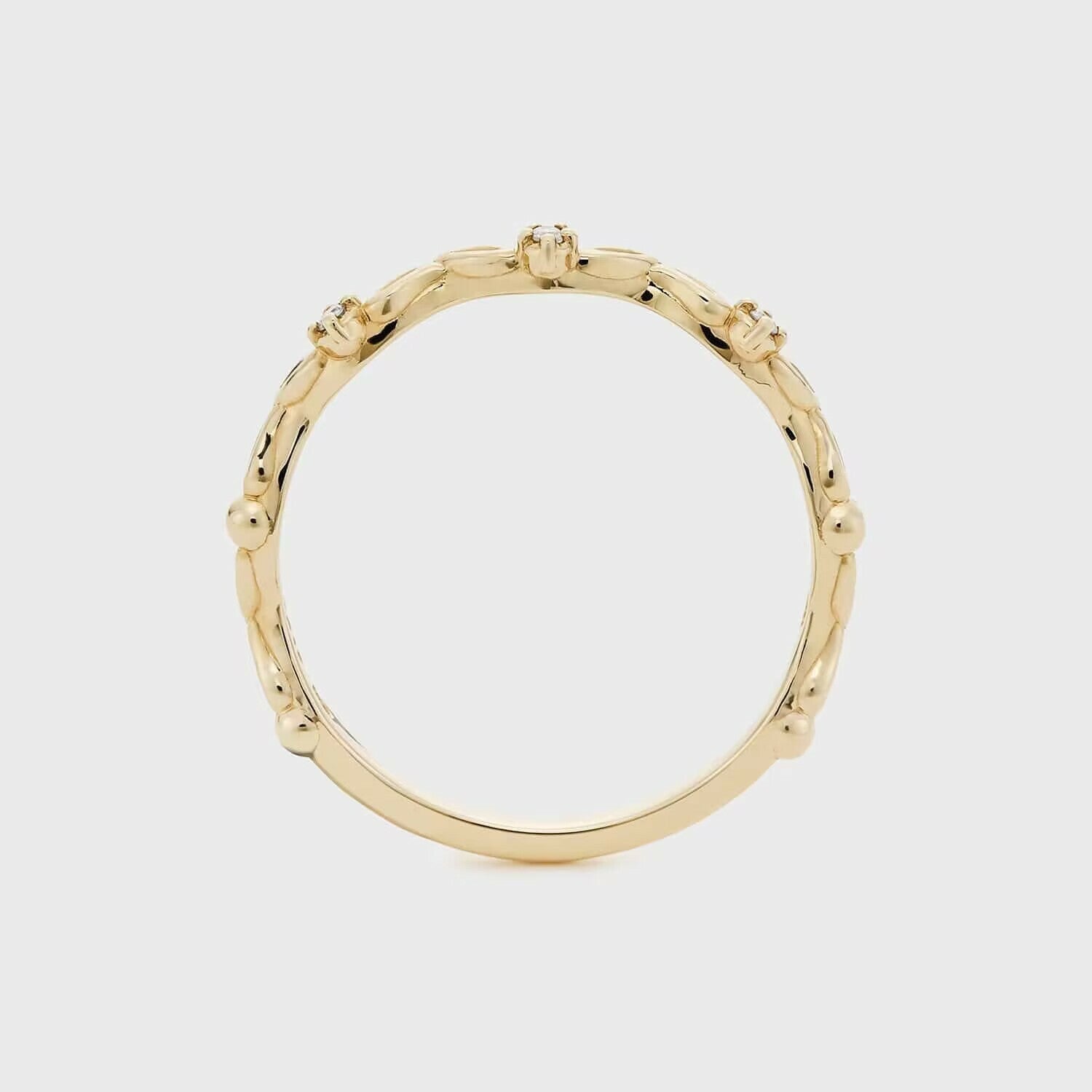 【輕奢】清晨露珠-S925純銀+14K金白鋯石戒指