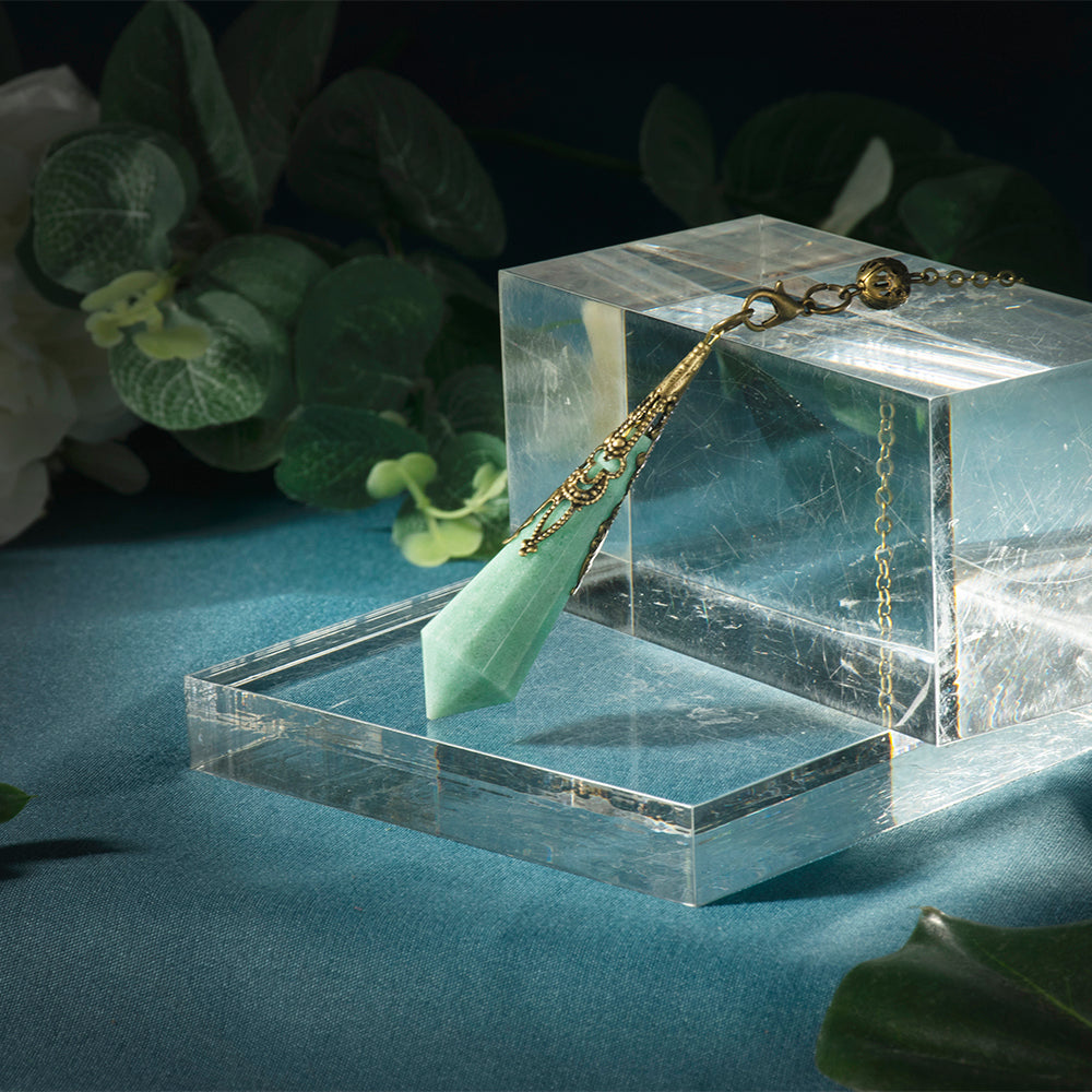 靈擺問事【水晶占卜靈擺】綠東陵靈擺