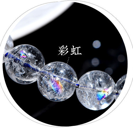 【無瑕】天然白阿賽/虹彩白水晶/天使水晶