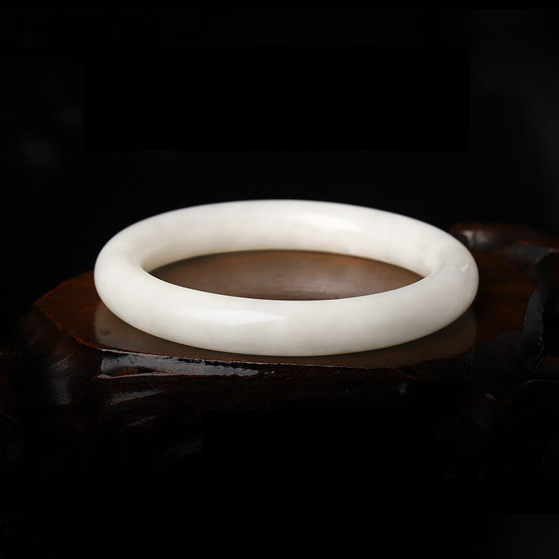 【玉鐲】天然和田玉(圓鐲/福鐲)