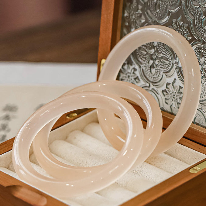 【玉鐲】少女西柚粉(阿富汗玉)