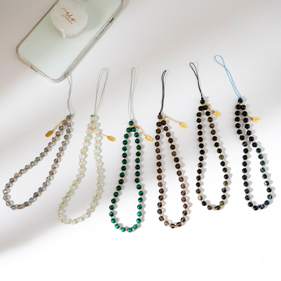 【純粹】原創水晶手機鍊(中性款)_五種水晶可選