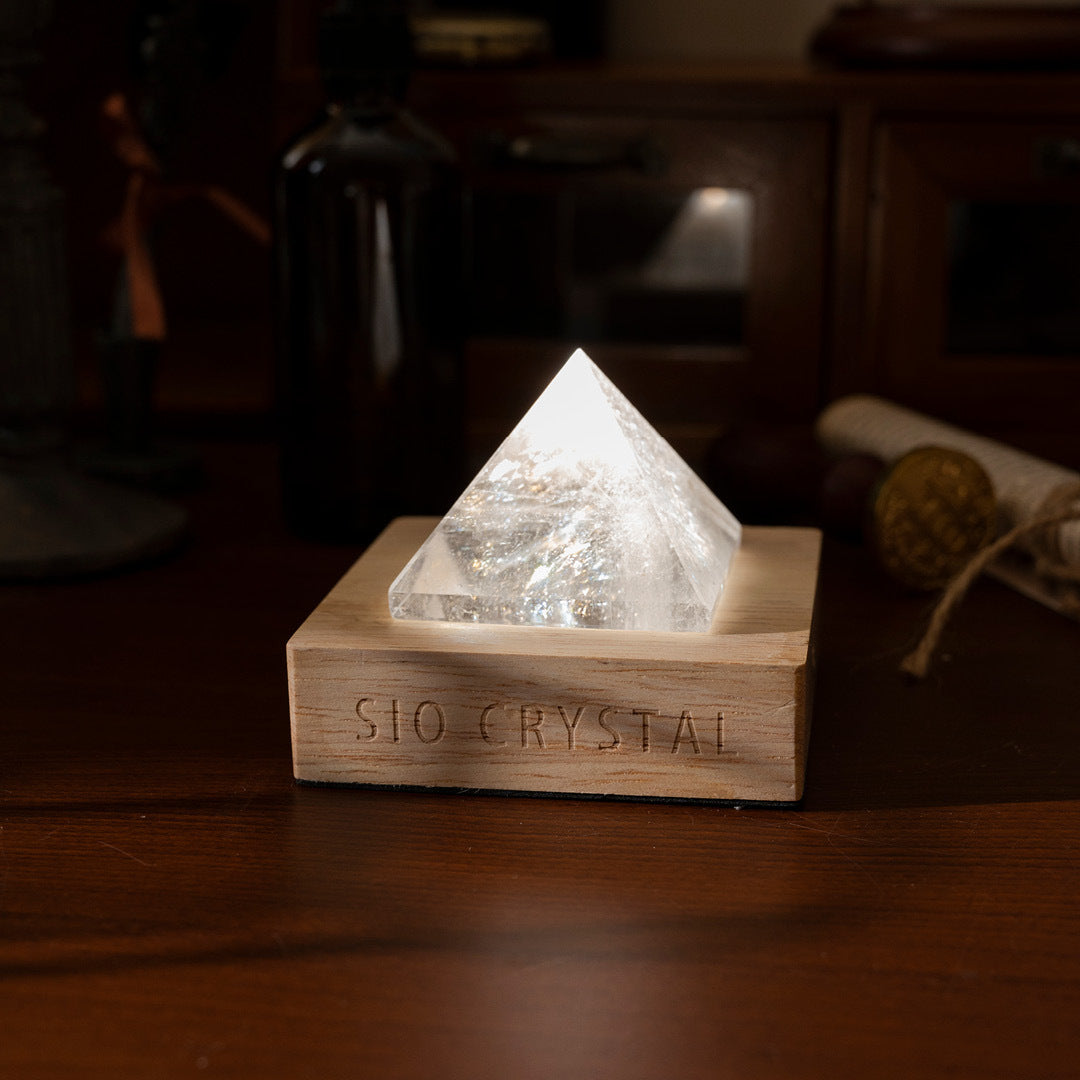 【礦藏】水晶原礦擺件-金字塔-四種水晶可選