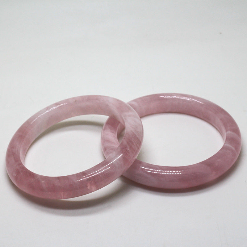 【玉鐲】天然馬達加斯加粉水晶手鐲