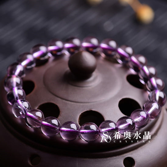 【無瑕】天然冰種淺紫水晶